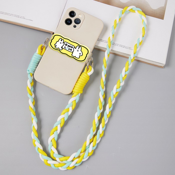Handcrafted mobile phone lanyard